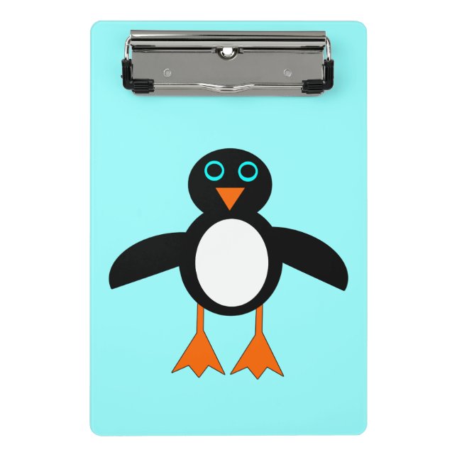 Prancheta Área de Transferência Mini Penguin Cubo (Frente)