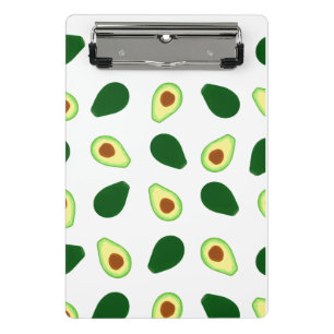 Prancheta Avocado Pattern Impressão Mini Área de Transferênc