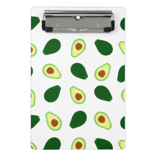 Prancheta Avocado Pattern Impressão Mini Área de Transferênc