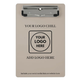 Prancheta Beige Sand Custom Logo Mini clipboard