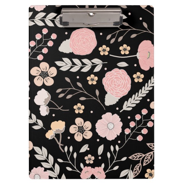 Prancheta Botânica Floral Bonita (Frente)