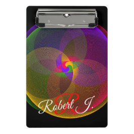 Prancheta Citrus Color Blend Geometric Mini Clipboard