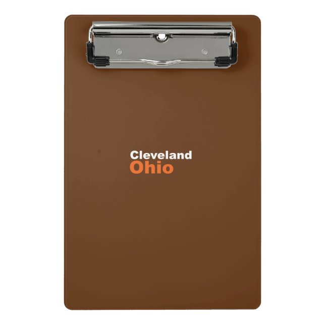 Prancheta Cleveland, Mini Área de Transferência de Ohio (Frente)