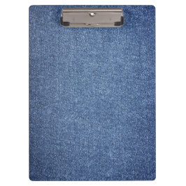 Prancheta com visual de jeans