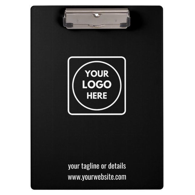 Prancheta Corporativa de Logotipo de Negócios Mini (Frente)