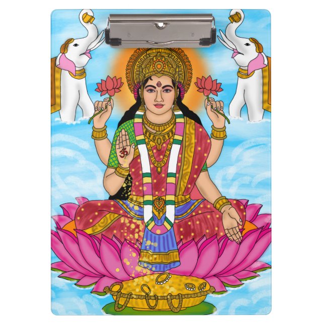 Prancheta da Deusa Lakshmi (Frente)