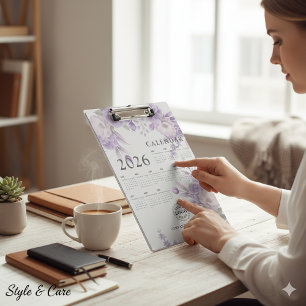 Prancheta de Calendário Personalizado-26 para Uso