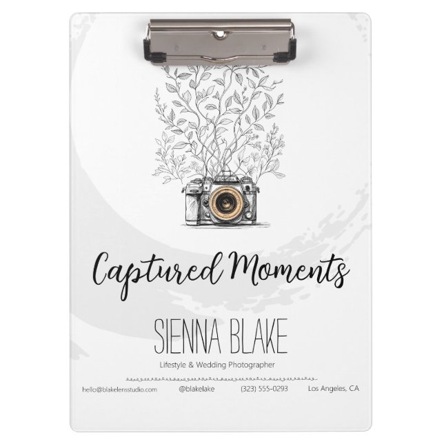 Prancheta de Estúdio de Fotografia Momentos Captur (Frente)