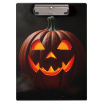 Prancheta de Jack-O-Lanterna de Halloween Gótico d