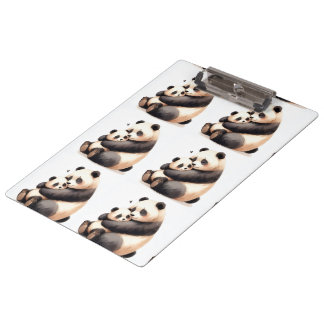 Prancheta de Panda Fofa