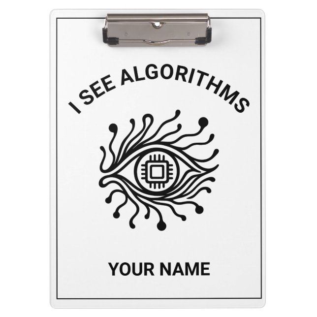 Prancheta de Tecnologia Personalizada com Texto Pe (Frente)