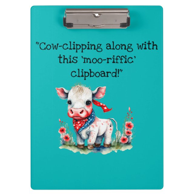 prancheta de vaca fofa (Frente)