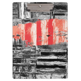 Prancheta – Design Abstrato Red Pulse