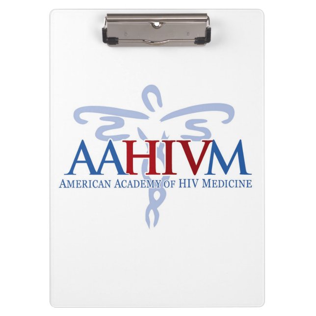 Prancheta do logotipo de AAHIVM (Frente)