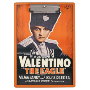 Prancheta do poster do filme de Rudolph Valentino