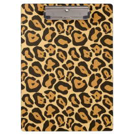 Prancheta estampa de leopardo