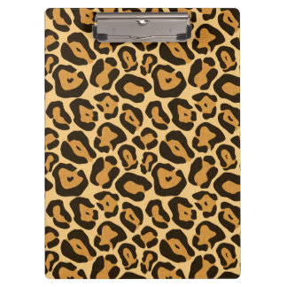 Prancheta estampa de leopardo