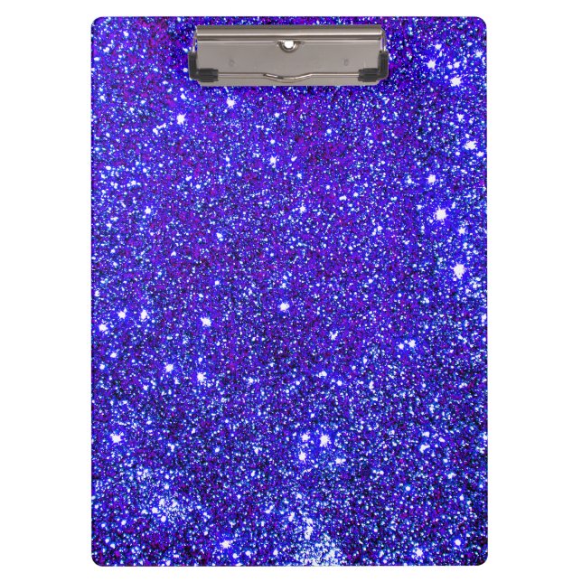 Prancheta feminino 2 do brilho roxo azul da faísca (Frente)