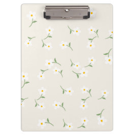 Prancheta Floral Creme Daisy
