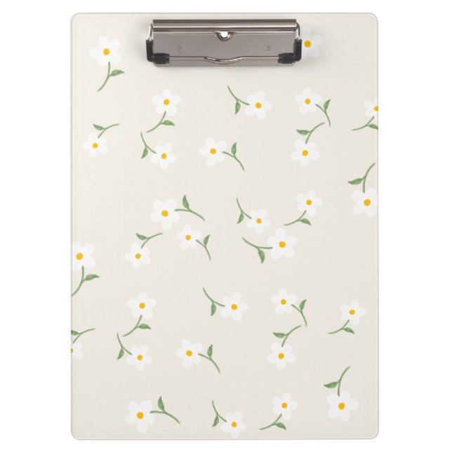 Prancheta Floral Creme Daisy (Frente)