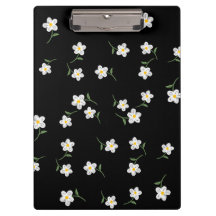 Prancheta Floral Midnight Daisy | Botânica Desenha