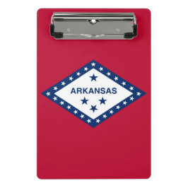 Prancheta Mini área de transferência com bandeira de Arkansa