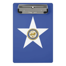 Prancheta Mini área de transferência com bandeira de Houston