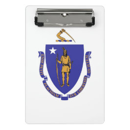 Prancheta Mini área de transferência com bandeira de Massach