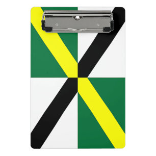 Prancheta Mini área de transferência com bandeira de Monte