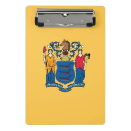Prancheta Mini área de transferência com bandeira de Nova Je