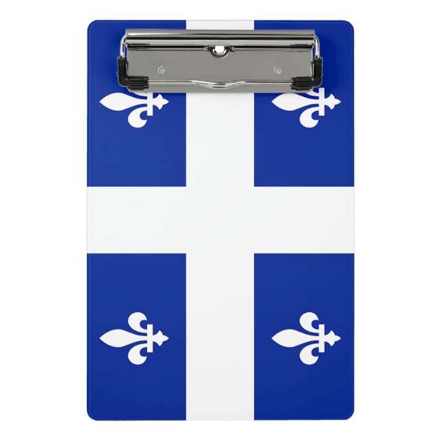 Prancheta Mini área de transferência com bandeira de Quebec, (Frente)