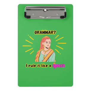 Prancheta Mini Área de Transferência: Rainha Gramática