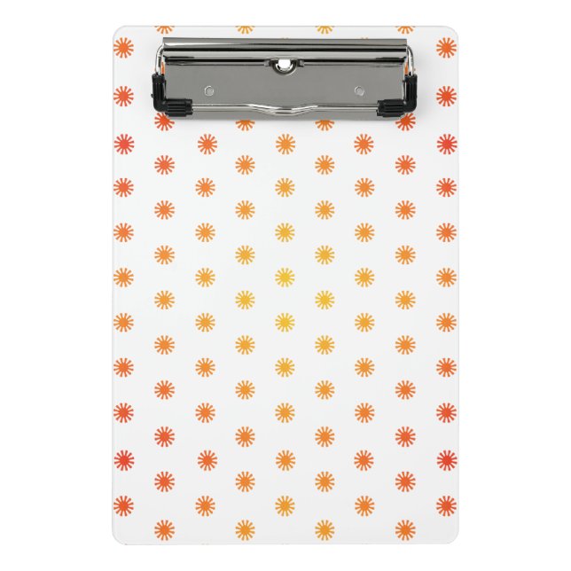 Prancheta Mini Ombre Sunburst Dot - M (Frente)
