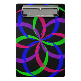 Prancheta Multi Color Figure 8 Geometric Mini Clipboard