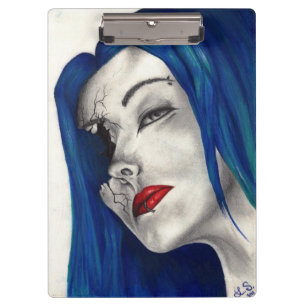 Prancheta original belamente quebrada da arte da