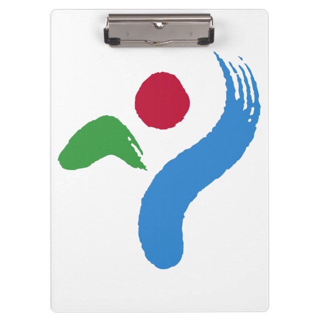 Prancheta Patriótica com a bandeira de Seul (Frente)
