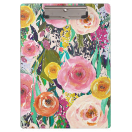 Prancheta pintada do presente das senhoras das