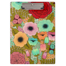 Prancheta pintada do presente das senhoras das