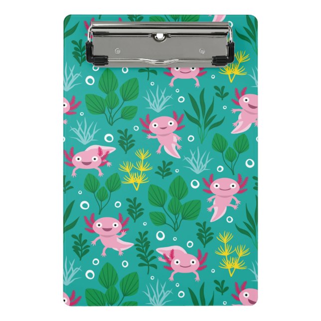 Prancheta Placa de Clipboard Axolotl Mini (Frente)