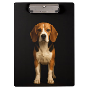 Prancheta Preta 4 Luxo, Beagle Gentil