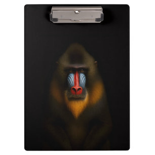 Prancheta Preta 4 Luxo, Mandril Macaco