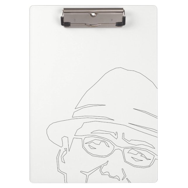 PRANCHETAS 顔　黒ライン　クリップボード (Frente)