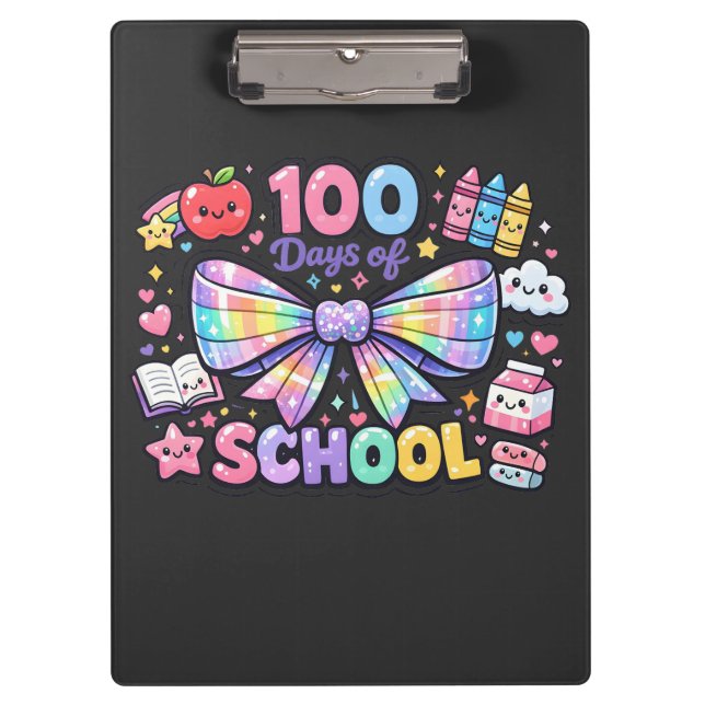 Pranchetas 100 Dias De Escola  (Frente)