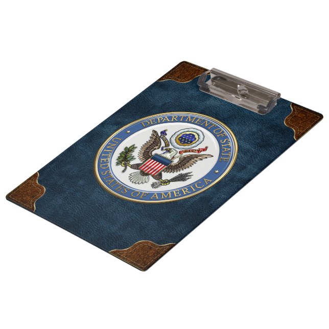 Pranchetas [110] U.S. Department of State (DoS) Emblem [3D] (Inclinado)