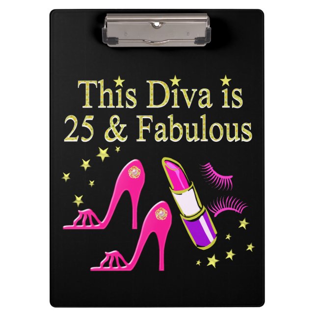 PRANCHETAS 25 E DESIGN DE DIVA FABULOUS DAZZLING (Frente)