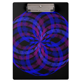 Pranchetas 3D Center Flower Petal Geometric Clipboard
