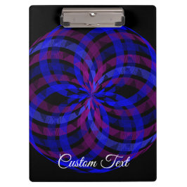 Pranchetas 3D Center Flower Petal Geometric Clipboard