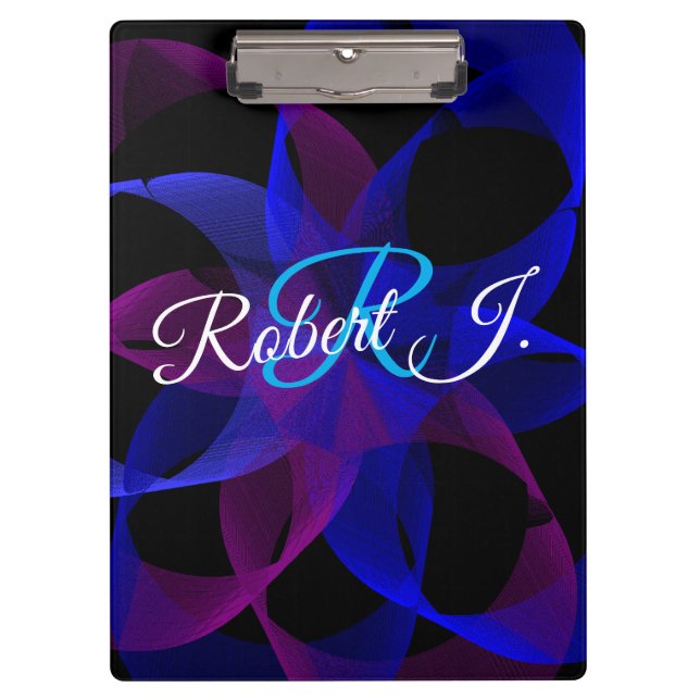 Pranchetas 3D To 2D Cylinder Ring Geometric Clipboard (Frente)