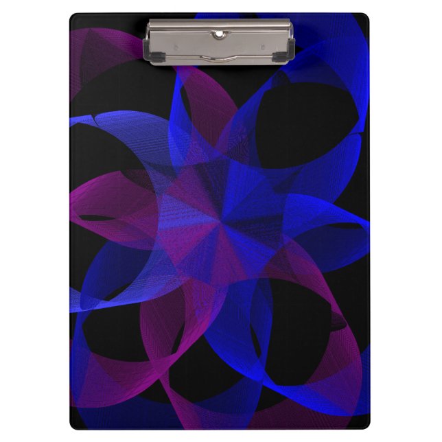 Pranchetas 3D To 2D Cylinder Ring Geometric Clipboard (Frente)