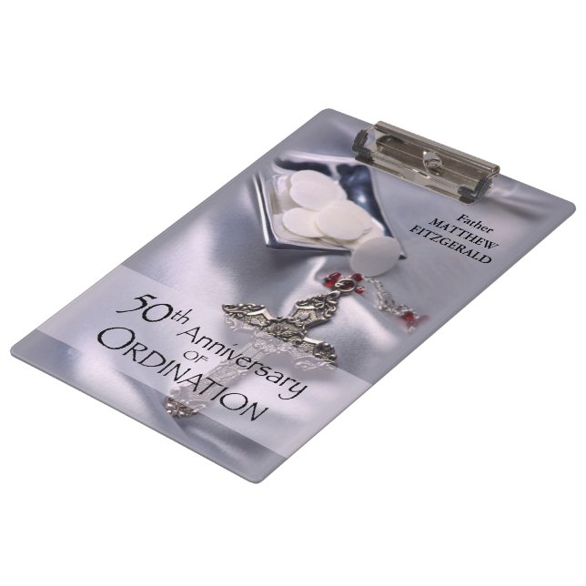 Pranchetas 50º Aniversário do Aniversário da Ordinação de Nom (Inclinado)